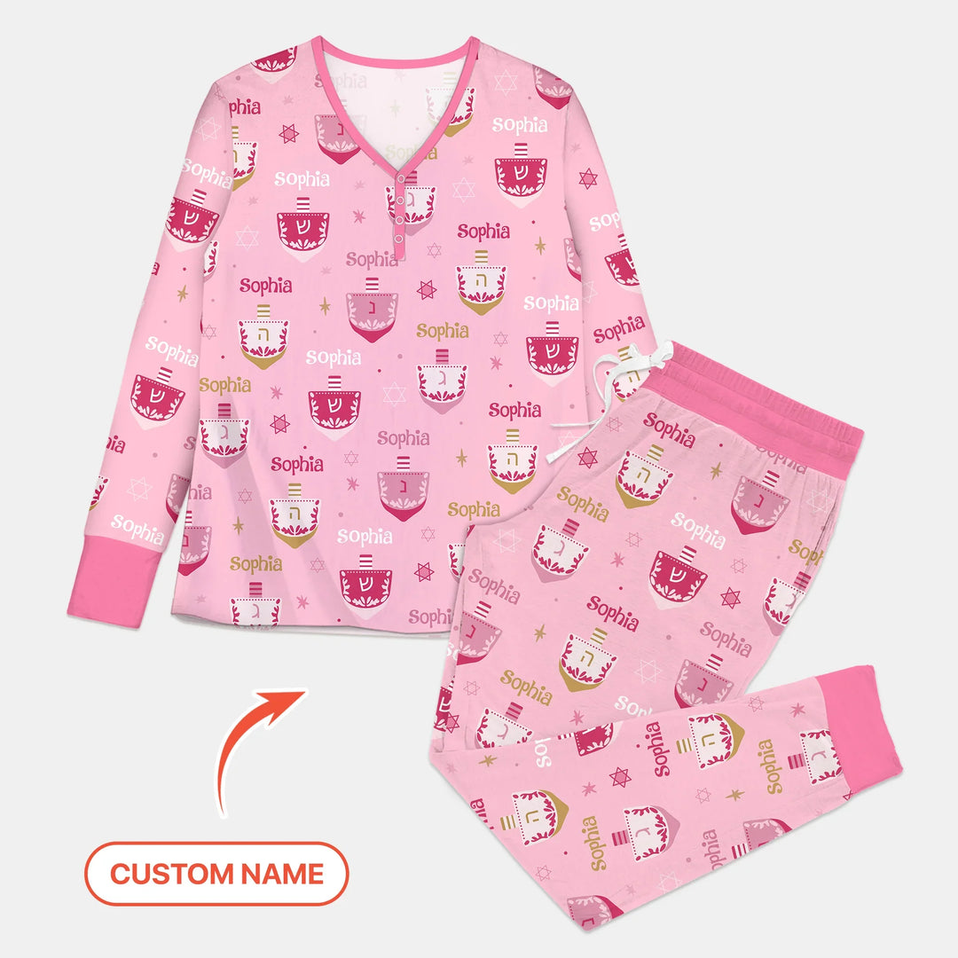 Vorlage für individuelles Damen-Pyjama-Set