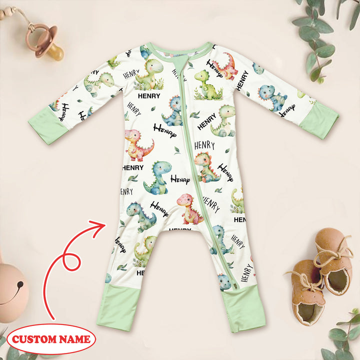 Dinosaur Custom Name Convertible Zippy