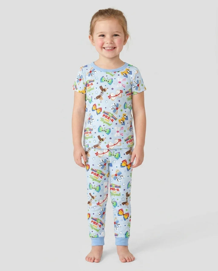 Ready for Pre-K Bamboo Two Piece Short Sleeve Pajama Set