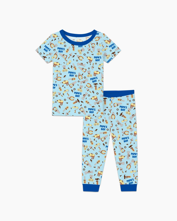 Fixer of All Things Dad Club Bamboo Two Piece Short Sleeve Pajama Set