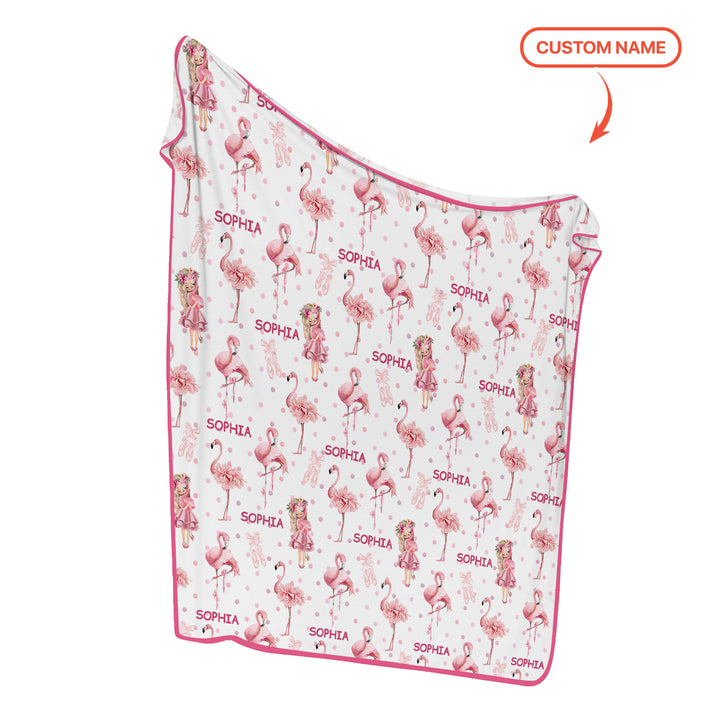 Little Ballerina Dreams Toddler Blanket
