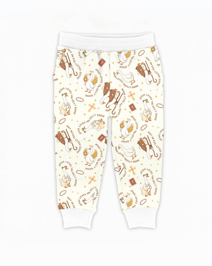 Jesus Loves You Silly Goose Jogger