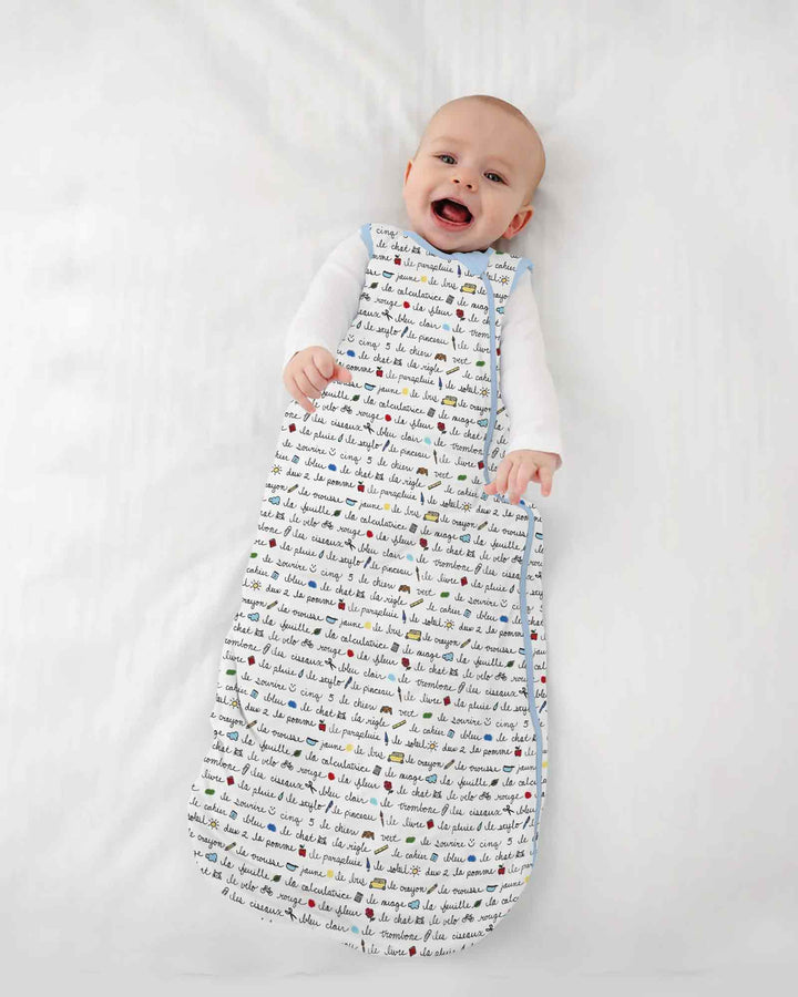 French Classroom Notes Bamboo Sleep Bag
