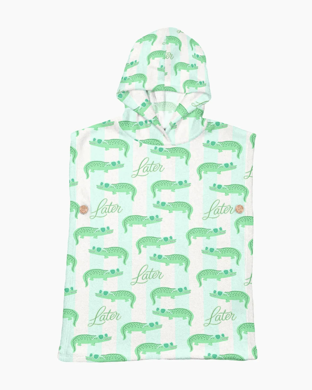 Poncho de natación de bambú Later Gator