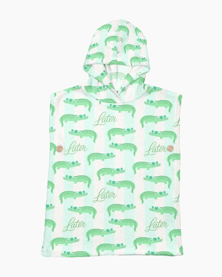 Poncho de natación de bambú Later Gator