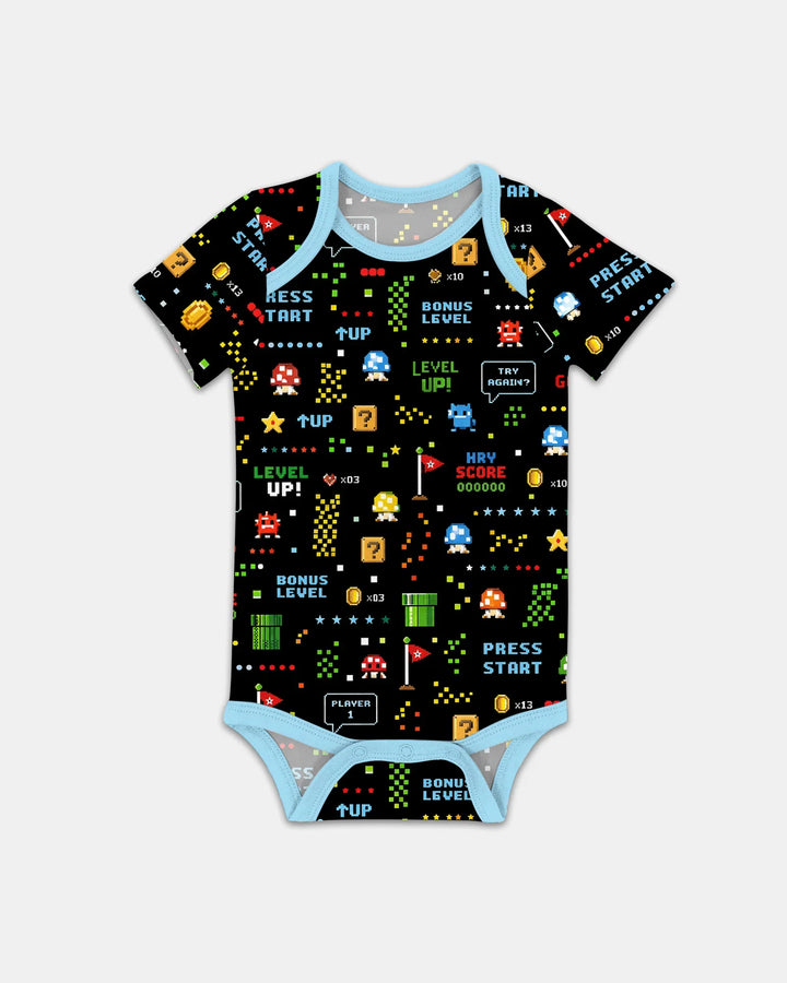 Traje de bambú a juego para amantes de los juegos de píxeles