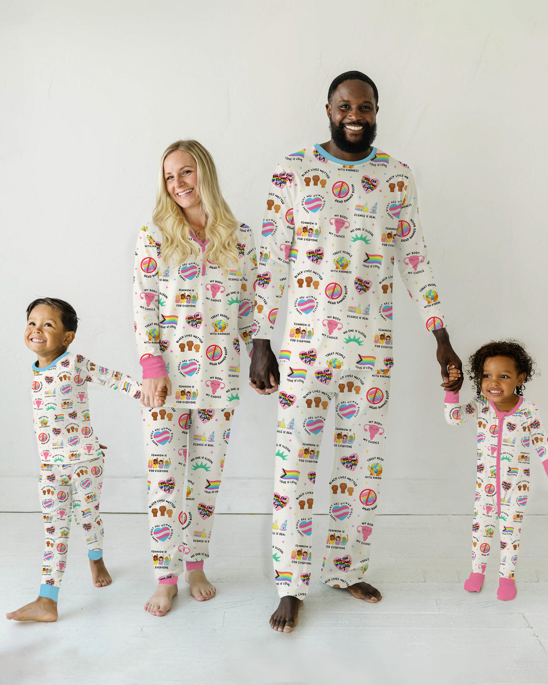 Big Fan Of Human Rights Family Matching Women Pajama Set