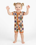 Groovy Halloween Disco Cat Bamboo Shorty Zippy