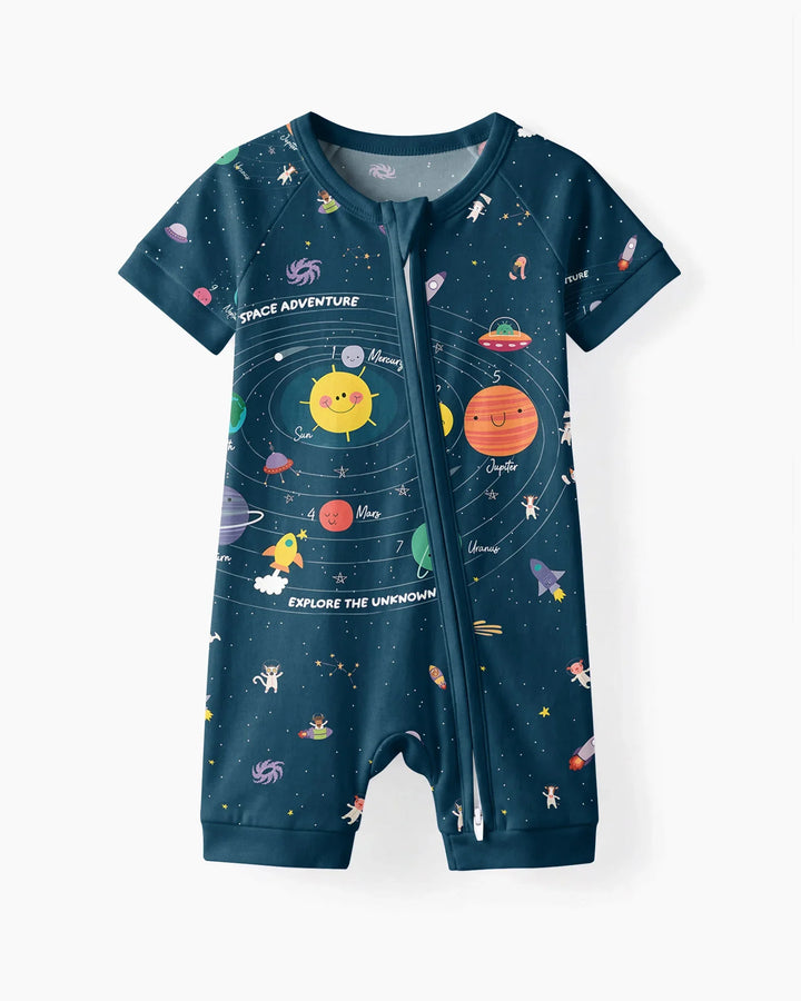 Solar System Explorers Bamboo Shorty Zippy