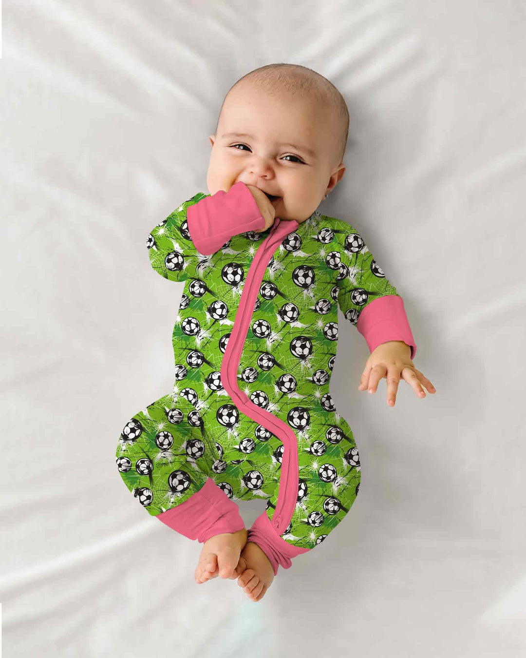 Green Soccer Energy Bamboo Convertible Zippy