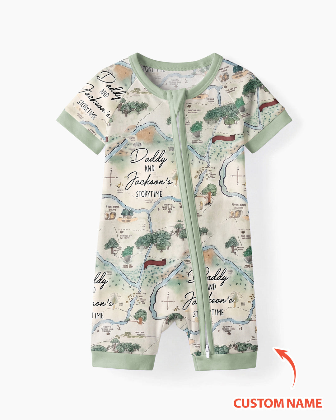 Mommy Daddy And Me Bedtime Story Family Matching Bamboo Shorty Zippy