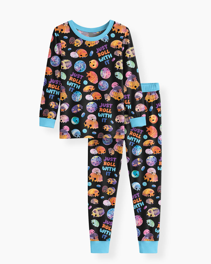 Just Roll With It Bamboo Two Piece Long Sleeve Pajama Set