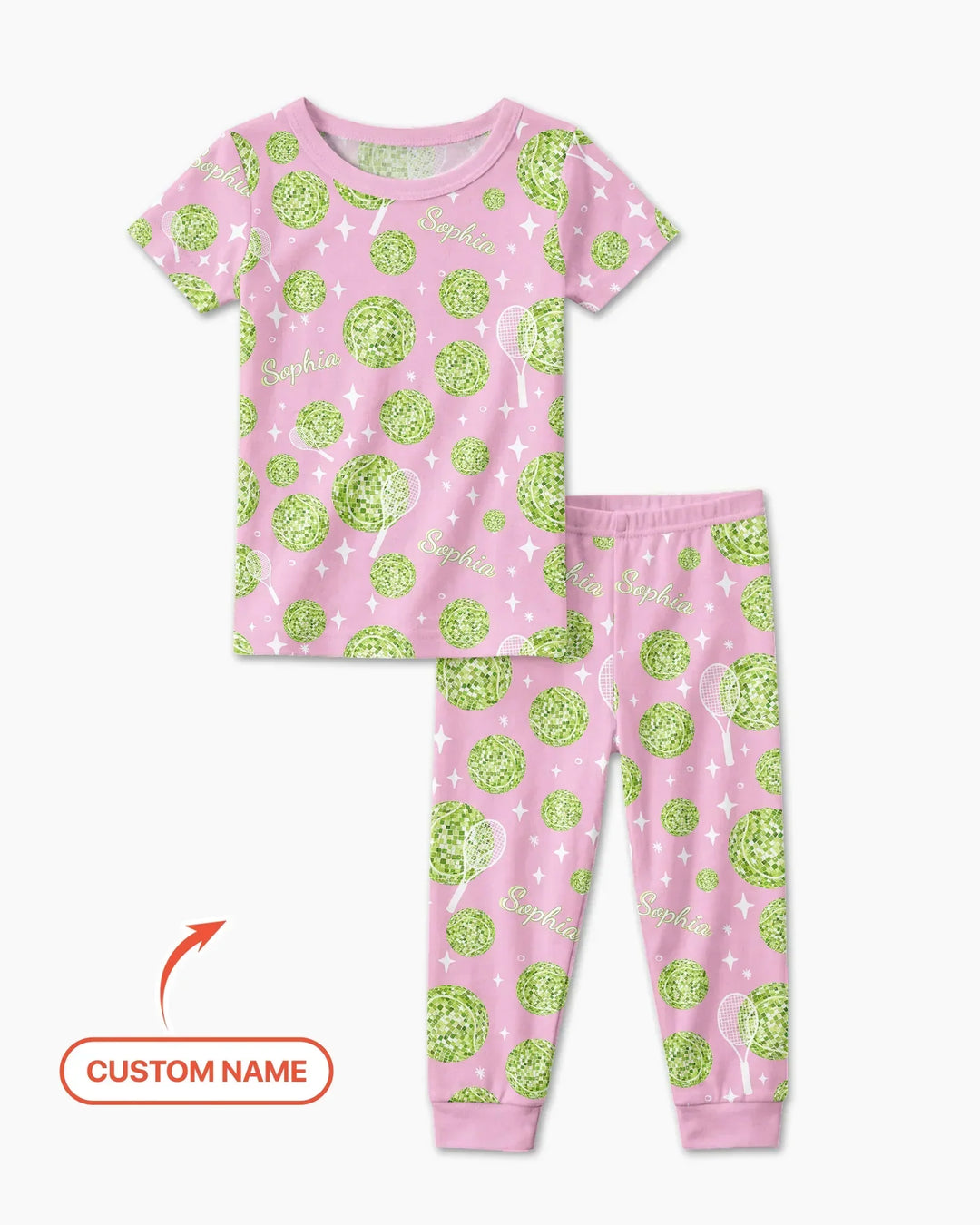Zweiteiliges, kurzärmliges Pyjama-Set mit Marienkäfern
