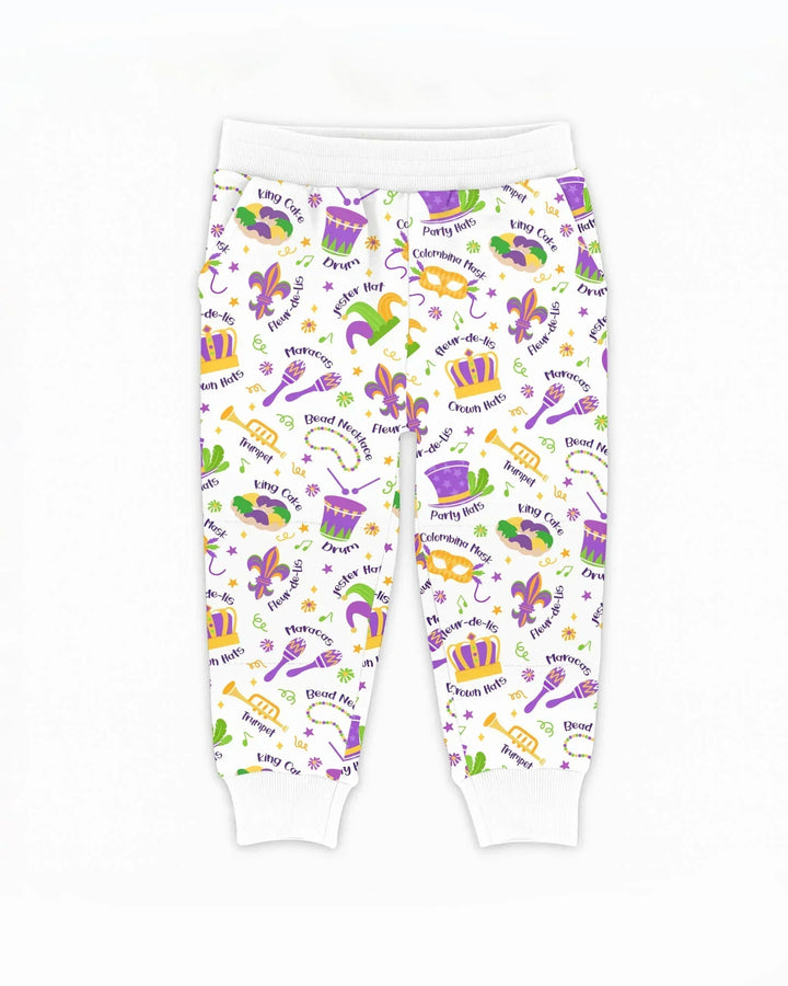 Mardi Gras Family Matching Bamboo Jogger