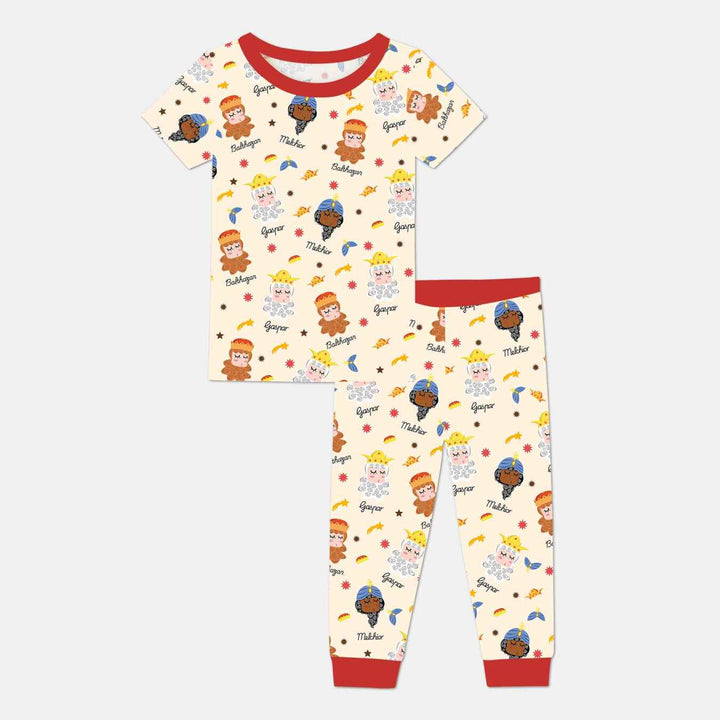 Tres Reyes Magos Two Piece Short Sleeve Pajama Set