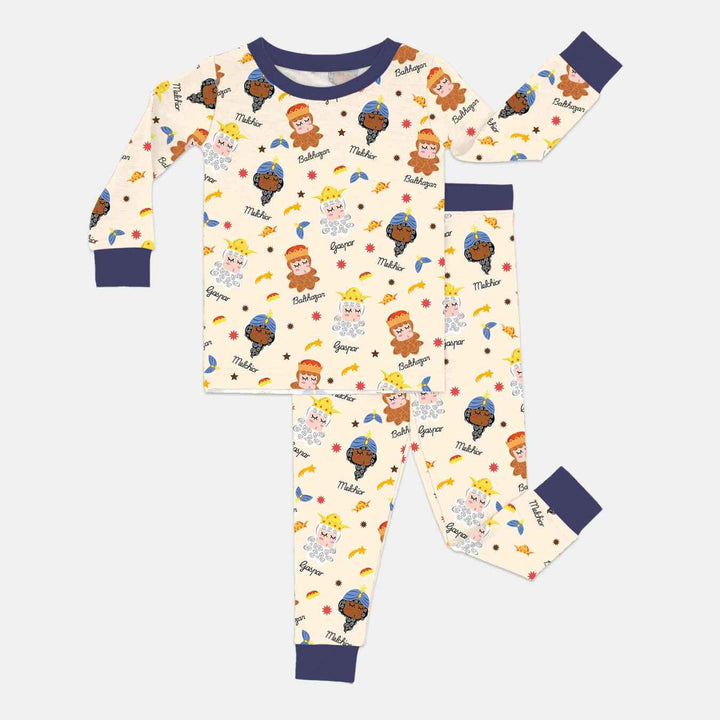 Tres Reyes Magos Two Piece Long Sleeve Pajama Set