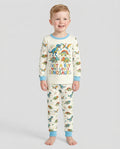Just A Boy/Girl Who Loves Dinosaurs Bamboo Two Piece Long Sleeve Pajama Set