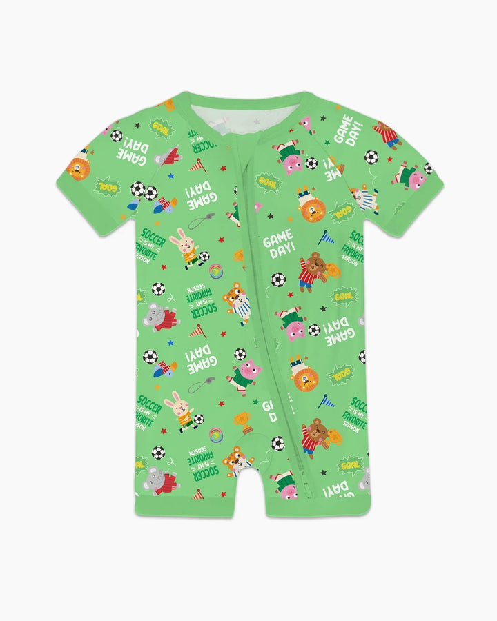 The World Cup Soccer Animals Bamboo Shorty Zippy