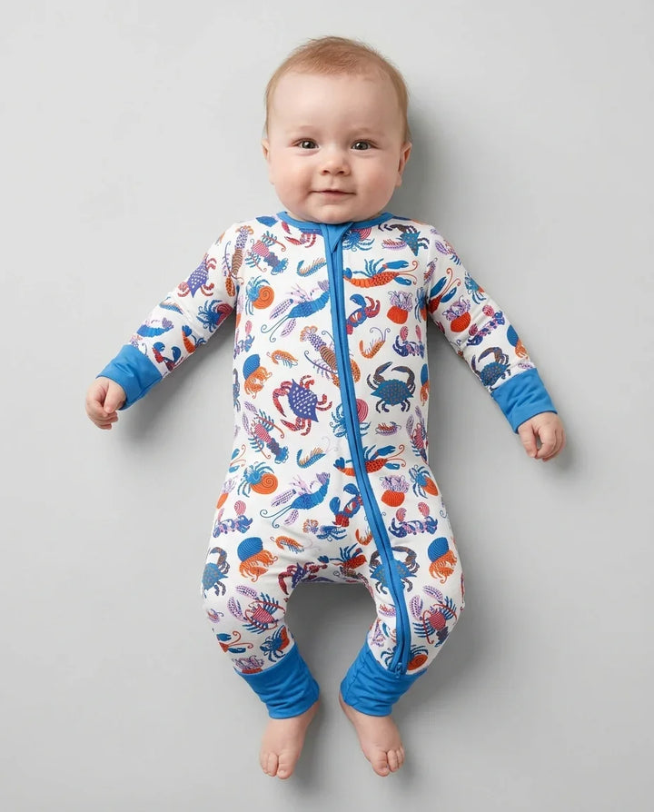 Crustacean Nation Family Matching Bamboo Convertible Zippy
