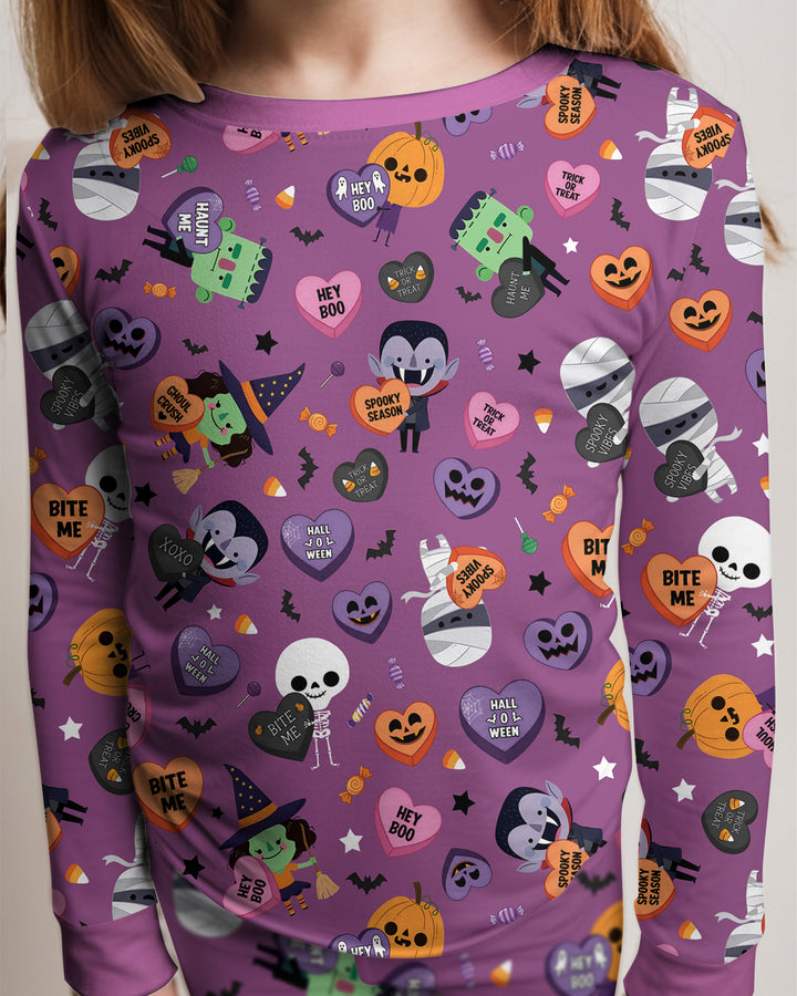 Boo Crew Monster Bamboo Two Piece Long Sleeve Pajama Set