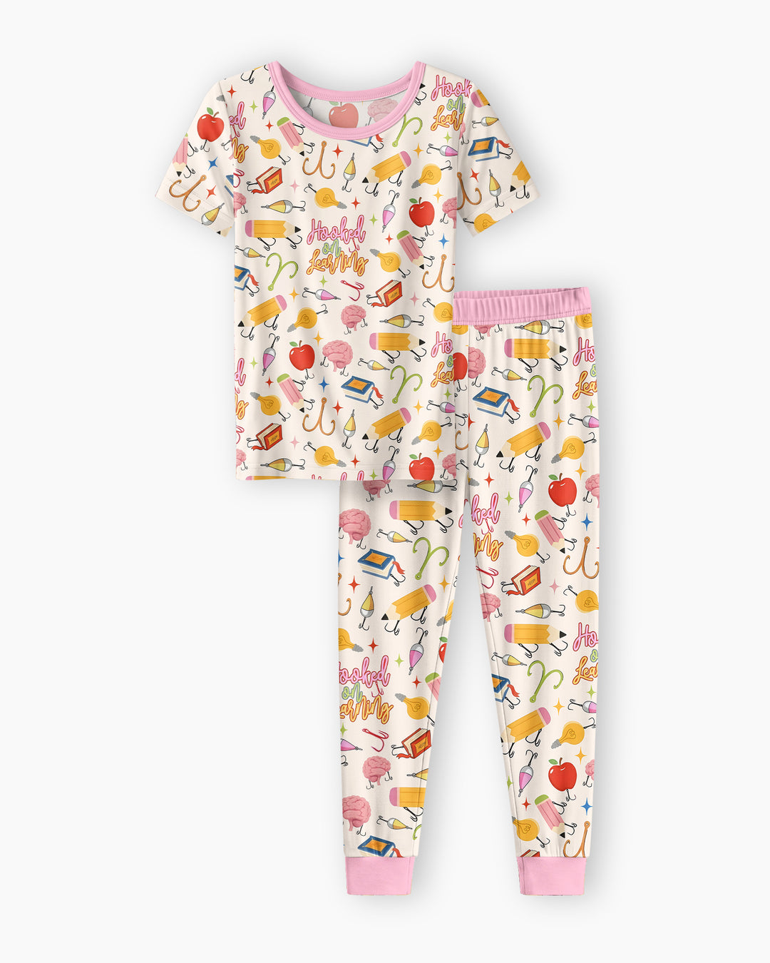 Zweiteiliges, kurzärmliges Pyjama-Set mit Marienkäfern