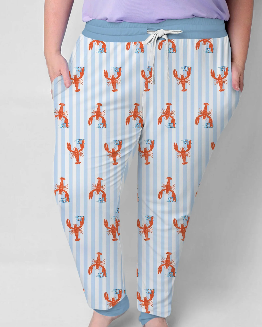 Crawfish Beer Season Bamboo Women Pajama Set