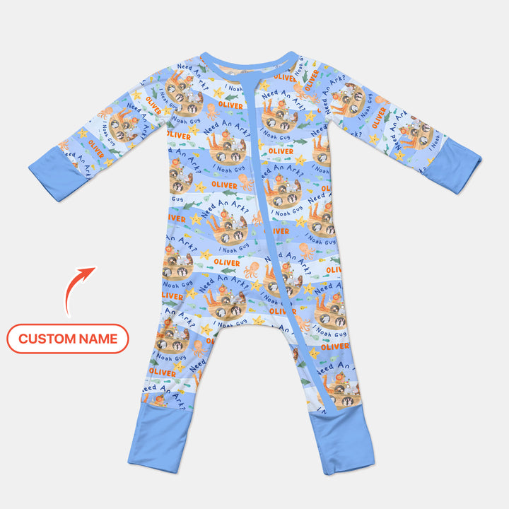 Noah’s Ark Custom Name Boy Convertible Zippy