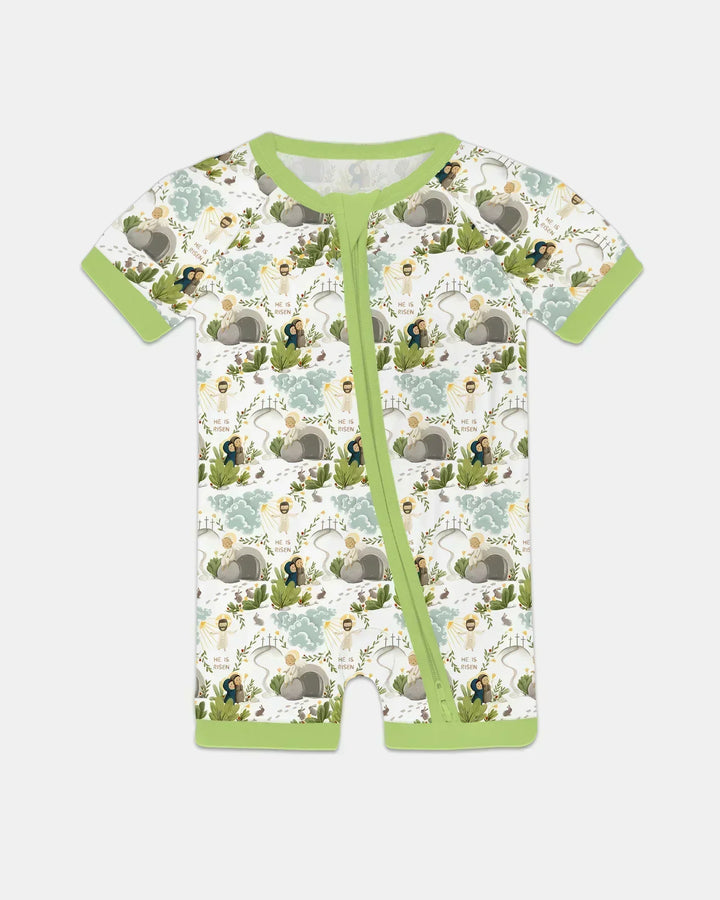 Matthew 28:1–8 He Is Risen Bamboo Shorty Zippy