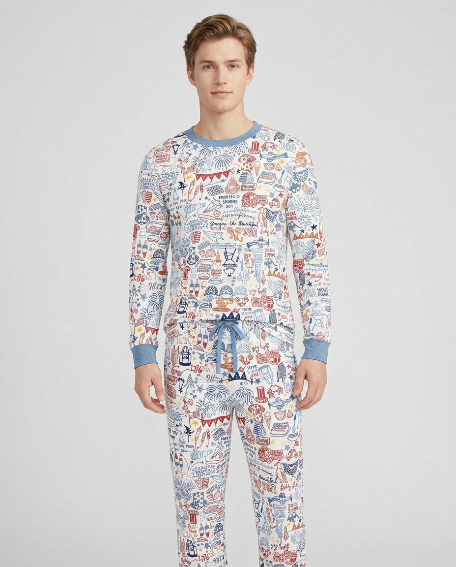 Vorlage Bambus-Pyjama-Set für Herren