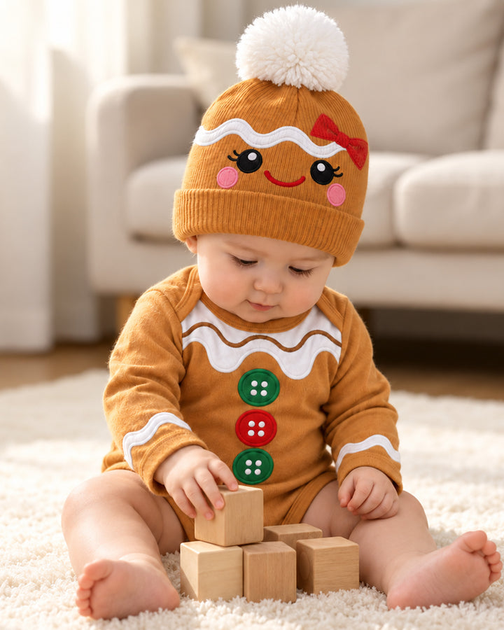 Little Gingerbread Cutie Bamboo Bodysuit