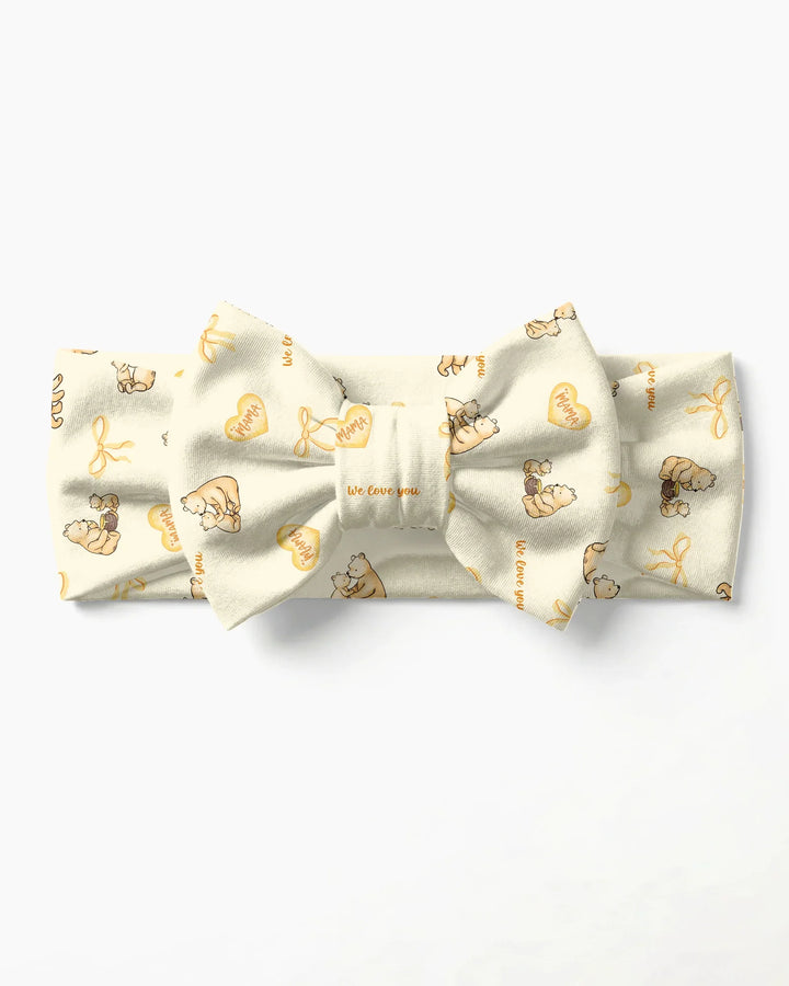 Sweat Yellow Mama Bear Headband