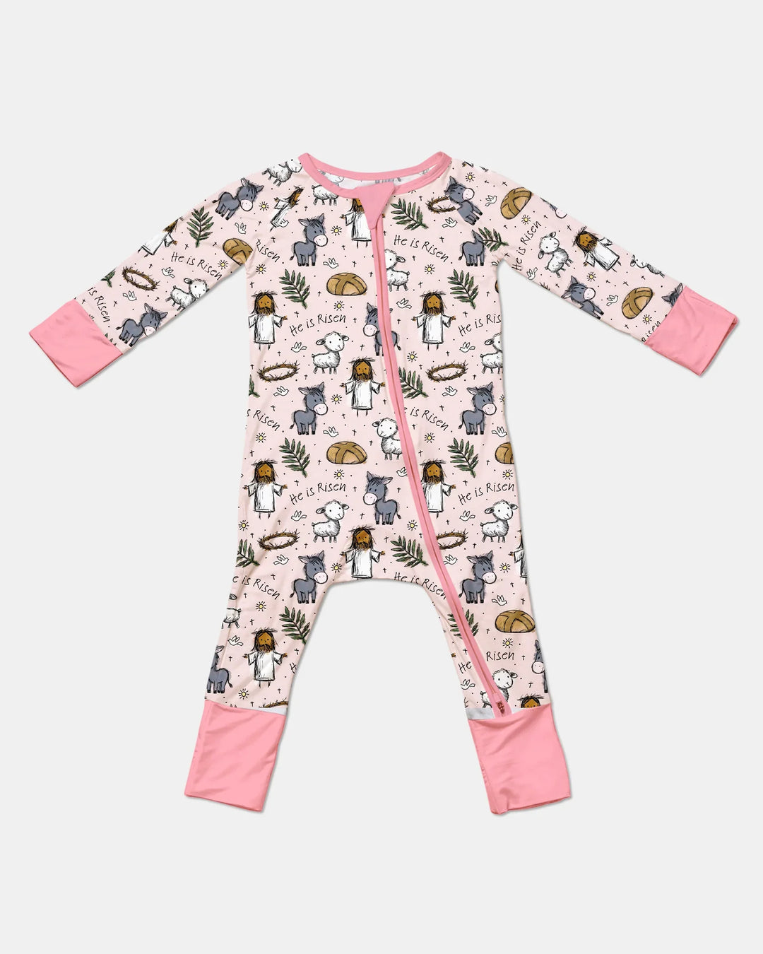 He Is Risen Easter Family Matching Convertible Zippy