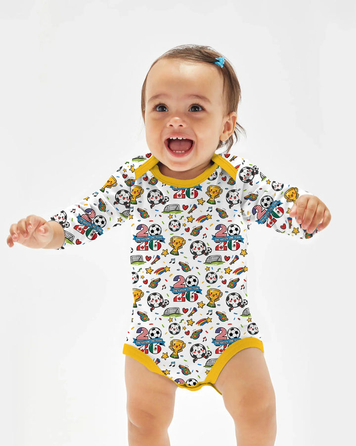 Soccer Fever 2026 Family Matching Bamboo Bodysuit