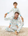 Happy Passover Matching Family Bamboo Men's Pajama Set
