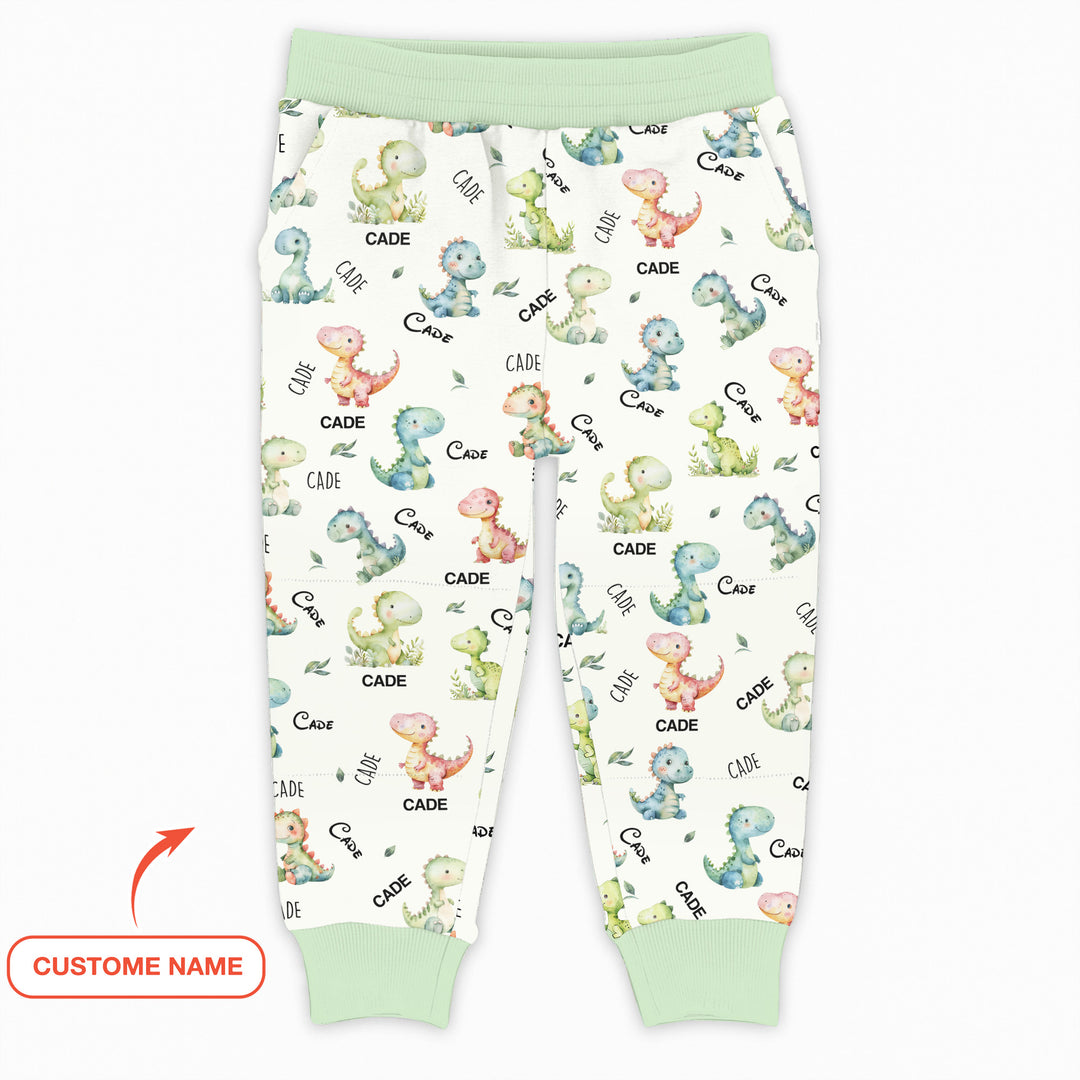 Dinosaur Custom Name Jogger