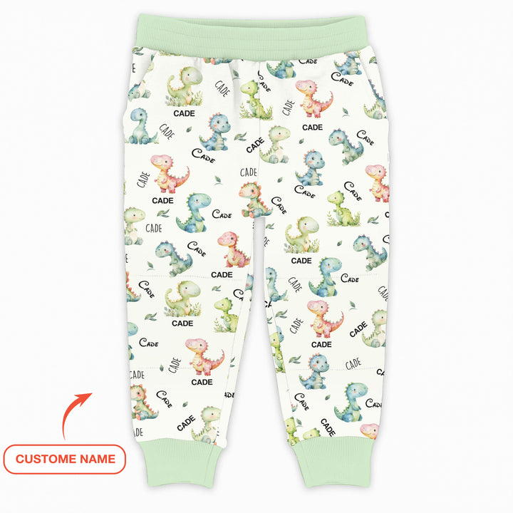 Dinosaur Custom Name Jogger