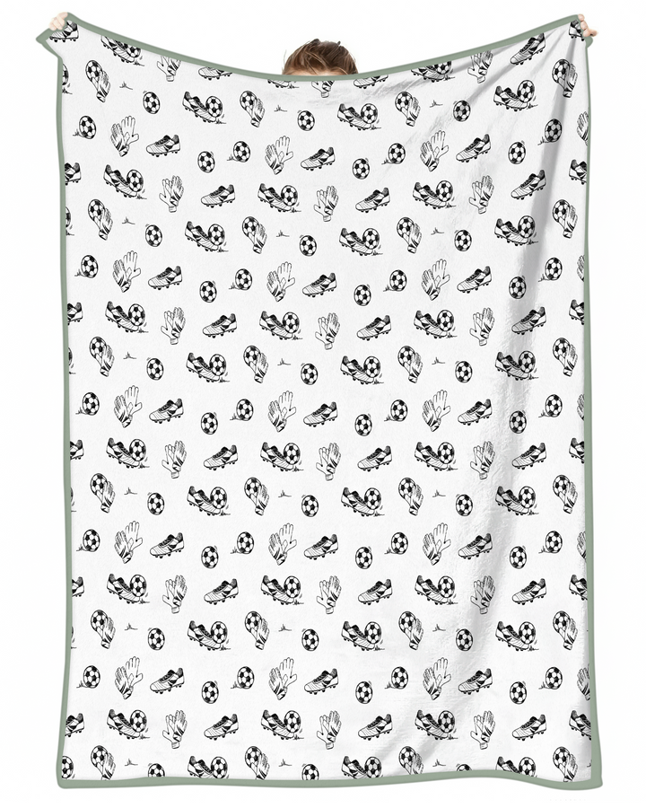 Future Soccer Champion Bamboo Blanket