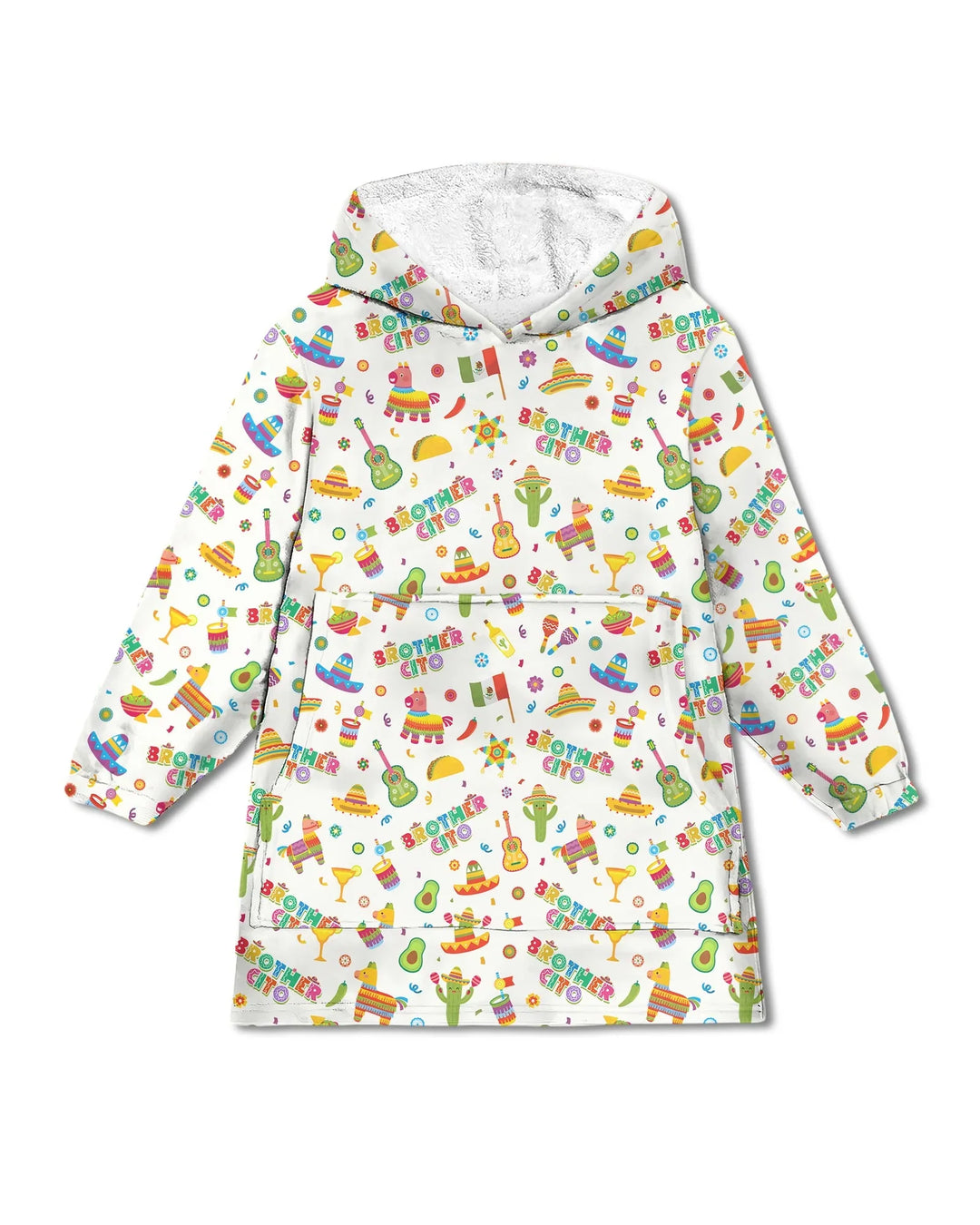 Cinco de Mayo Family Matching Wearable Bamboo Blanket Hoodie