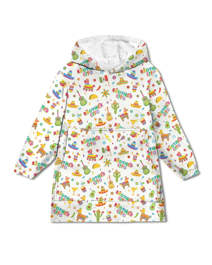 Cinco de Mayo Family Matching Wearable Bamboo Blanket Hoodie