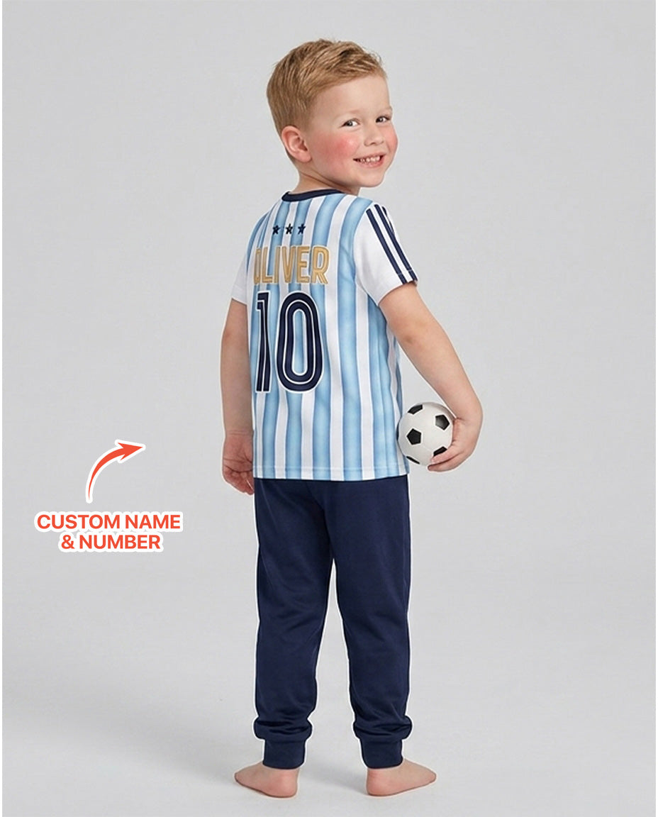 Conjunto de pijama de dos piezas de bambú de manga corta, plantilla personalizada