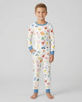 Conjunto de pijama de dos piezas de bambú de manga larga