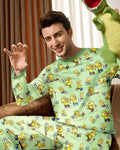 Brasil Soccer Fan Family Matching Bamboo Men's Pajama Set