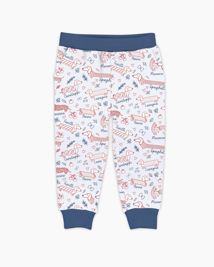 Funny Dachshund Pasta Pups Bamboo Jogger