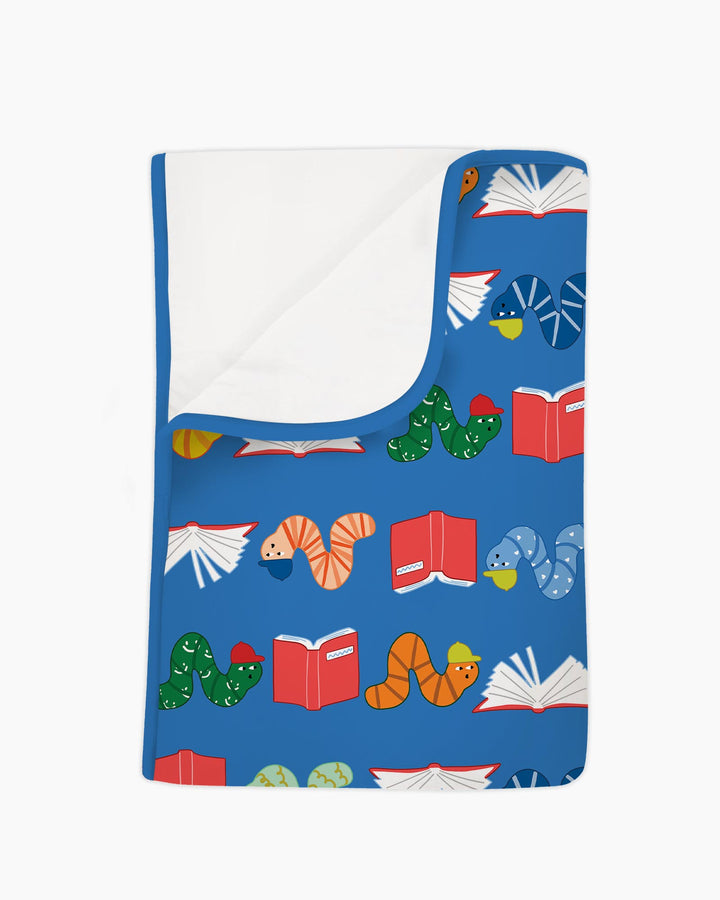 Bookworm Family Matching Bamboo Blanket