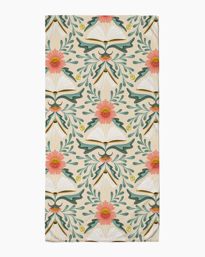 Blooming Stories Bamboo Beach Towel