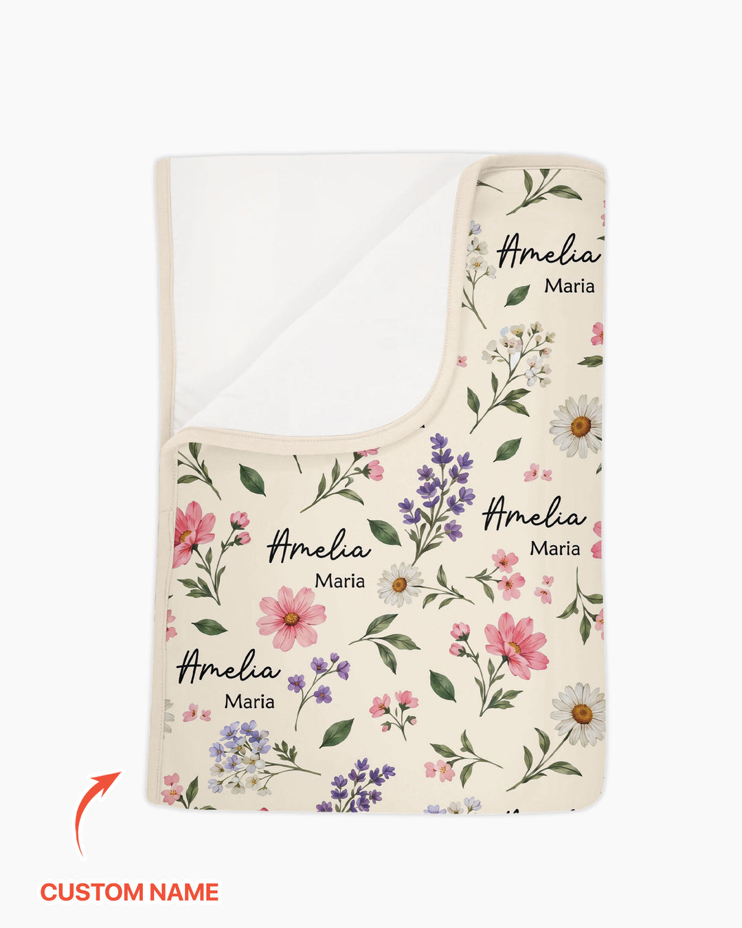 Wildflower Whispers Bamboo Blanket