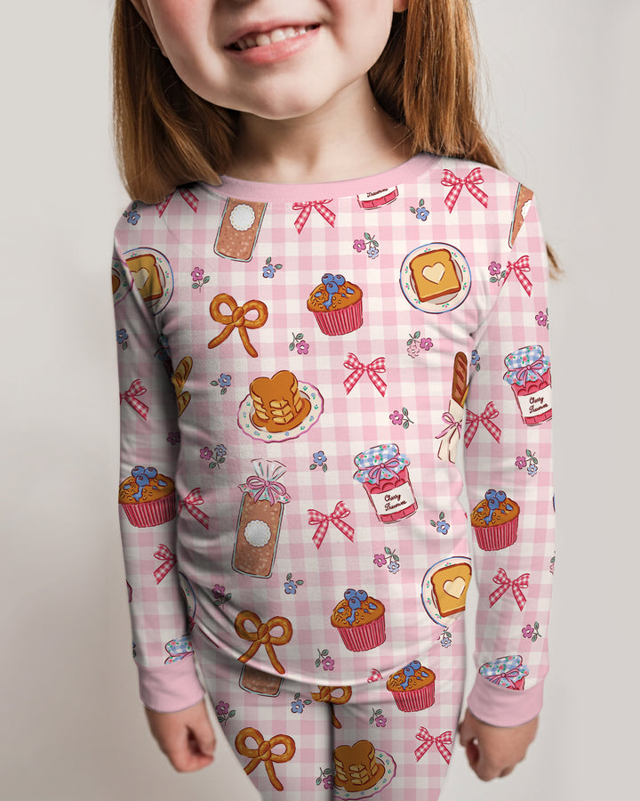 Cottage Pinic Bamboo Two Piece Long Sleeve Pajama Set