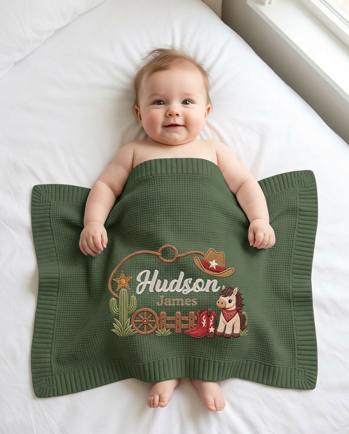Cow Baby Cotton Blanket