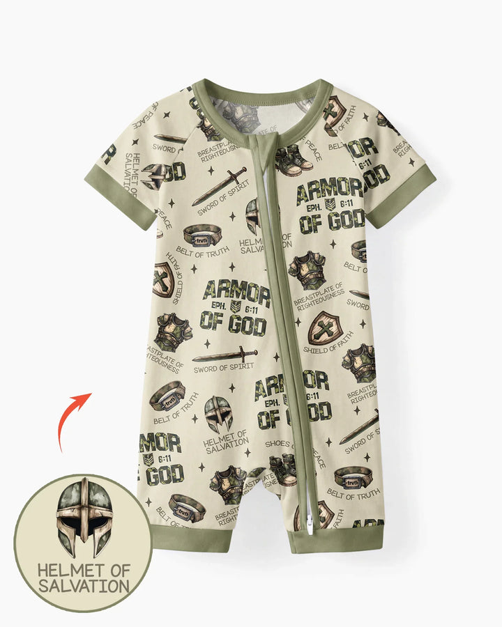 Camo Armor Of God Bamboo Shorty Zippy