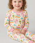 Conjunto de pijama de dos piezas de manga larga de bambú con estampados islámicos